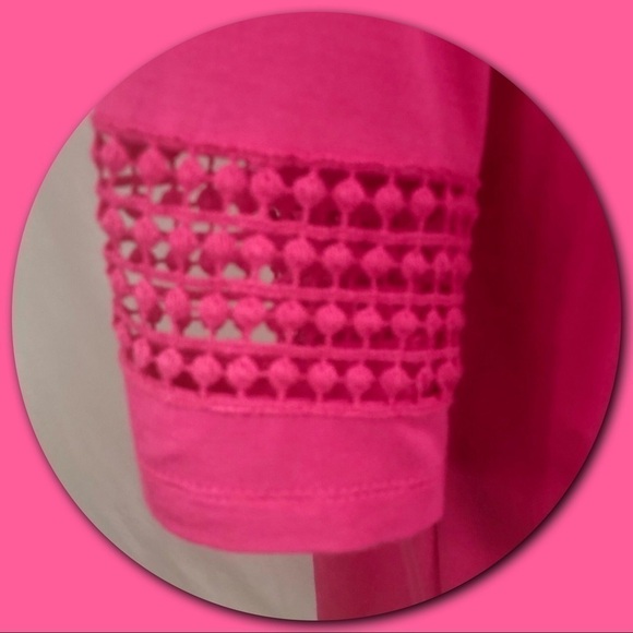 Downeast Basics Casual Tunic with Crochet Trim Size M NWT! - Picture 5 of 7